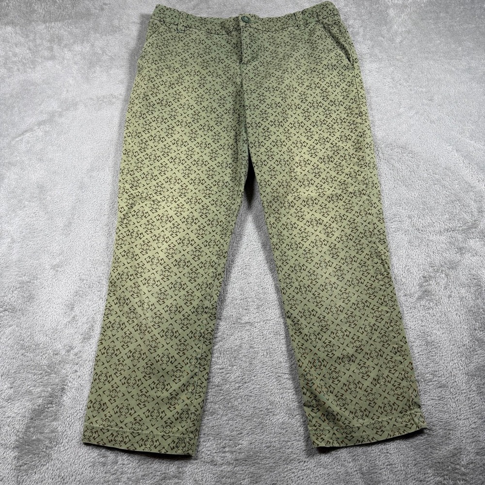 Patagonia Pants Womens 6 Green Stretch All Wear Capris‎ Organic Cotton Stretch